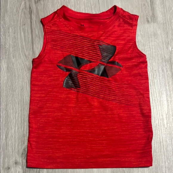 Under Armour Kids Red Tank Top - Picture 1 of 2